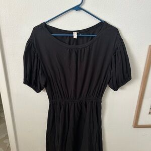 Daily Practice Anthropologie Casual Black Dress